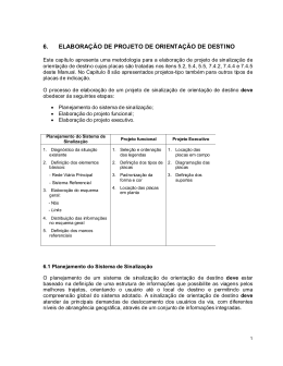 Projeto de Orienta&ccedil;&atilde;o de Destino