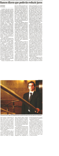 Bancos dizem que poderão reduzir juros