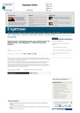 Advogados dizem que "golden share" do Estado