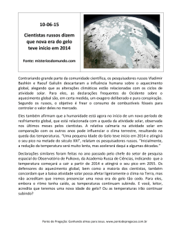 10-06-15 Cientistas russos dizem que nova era do gelo teve início