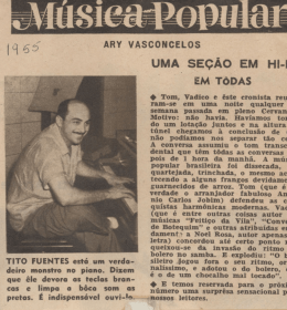 TITO FUENTES est&aacute; um verda deiro monstro no piano. Dizem que