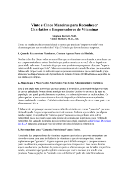 Vinte e Cinco Maneiras para Reconhecer Charlat&atilde;es e