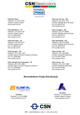 Revendedores Prada Distribui&ccedil;&atilde;o