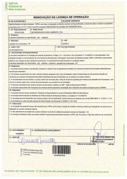 Licença de Operação