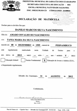 prefeitura municipal do jaboatão dos guararapes secretaria