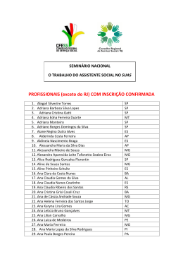 PROFISSIONAIS CONFIRMADOS[fora do RJ]