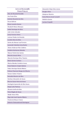Lista de delegados do poder público da II Conferência LGBT
