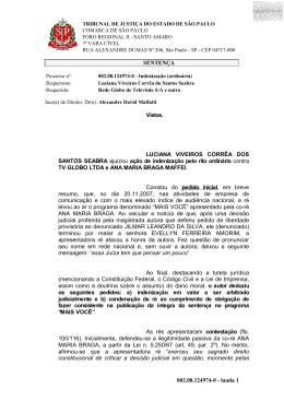 002.08.124974-0 - lauda 1 SENTEN&Ccedil;A Vistos. LUCIANA VIVEIROS