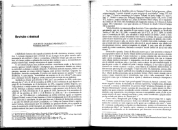 Revisão criminal JAQUES DE cAMARoo