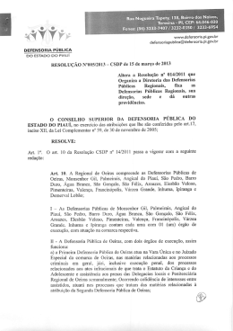 wwwaefensoriapigovbr - Defensoria Pública do Piauí