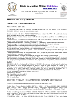 Di&aacute;rio da Justi&ccedil;a Militar Eletr&ocirc;nico