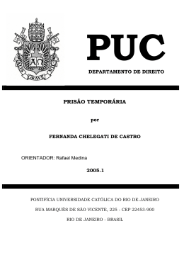 PRIS&Atilde;O TEMPOR&Aacute;RIA - Maxwell - PUC-Rio