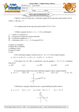 e B(2b + 1,4b) seja &ndash;2