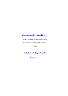 Geometria Anal&iacute;tica