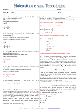 3ª serie - Matematica e suas tecnologias - 30.08.14