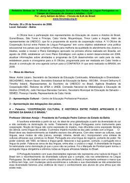 Leia - Portal dos F&oacute;runs de EJA