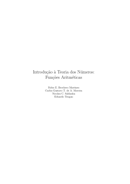 Fun&ccedil;&otilde;es aritm&eacute;ticas
