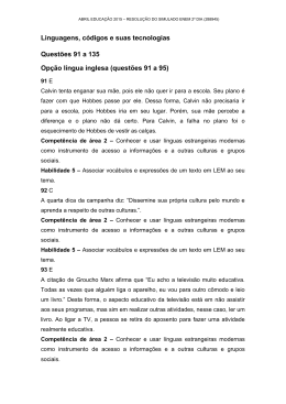 Gabarito Simulado ENEM &ndash; Dia 2