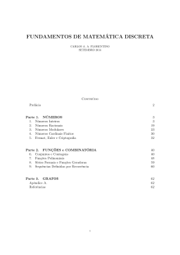 FUNDAMENTOS DE MATEM&Aacute;TICA DISCRETA