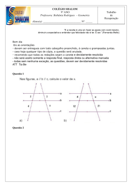 - n&atilde;o ser&aacute; aceito somente a resposta final