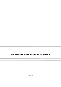 Fundamentos Filosoficos dos Direitos Humanos v1 - N
