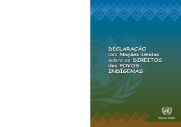 Declara&ccedil;&atilde;o das Na&ccedil;&otilde;es Unidas sobre os