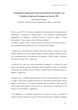 A Recep&ccedil;&atilde;o da Declara&ccedil;&atilde;o Universal dos Direitos do