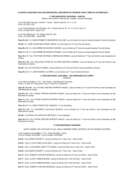 plant&atilde;o judici&aacute;rio das circunscri&ccedil;&otilde;es judici&aacute;rias do interior para o