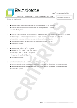 Provar que D CAC = D CCA = C CAB &bull; Deduzir que A &circ;BC = 2 &times; C &circ;AB