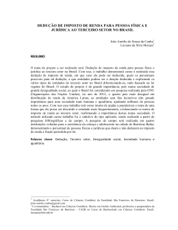 dedu&ccedil;&atilde;o de imposto de renda para pessoa f&iacute;sica e jur&iacute;dica ao