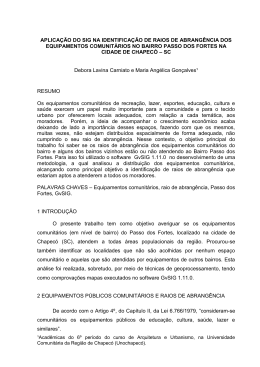 aplica&ccedil;&atilde;o do sig na identifica&ccedil;&atilde;o de raios de abrang&ecirc;ncia dos