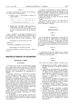Decreto-Lei n.&deg; 82/99 de 16 de Mar&ccedil;o