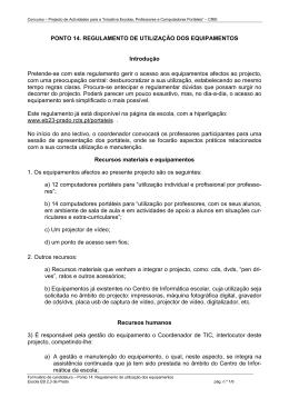 Regulamento - Agrupamento de Escolas de Prado