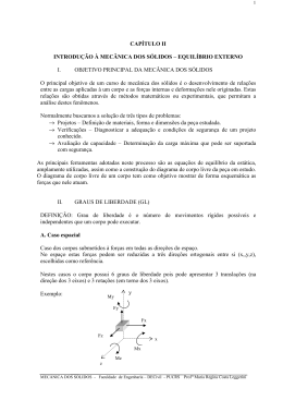 EQUIL&Iacute;BRIO EXTERNO I. OBJETIVO PRINCIPAL DA MEC&Acirc;NICA