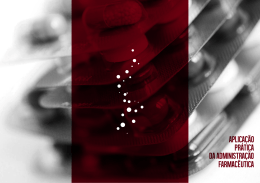 aplica&ccedil;&atilde;o Pr&aacute;tica da Administra&ccedil;&atilde;o Farmac&ecirc;utica