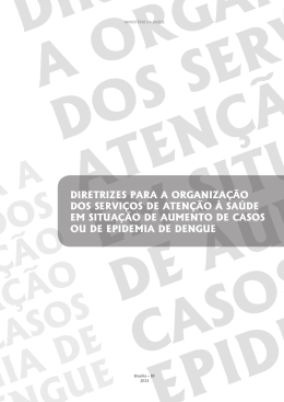 Diretrizes para a organização dos serviços de Atenção à Saúde em