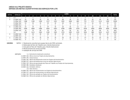 ANEXO III do PROJETO B&Aacute;SICO SINTESE DAS METAS E