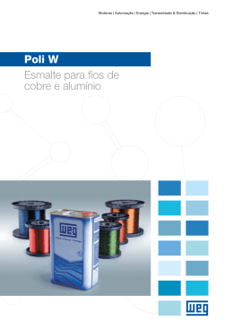 Poli W Esmalte para fios de cobre e alum&iacute;nio