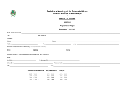 Prefeitura Municipal de Patos de Minas