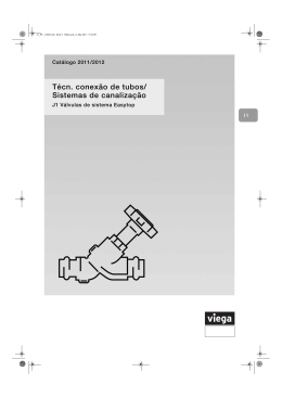 Técn. conexão de tubos/ Sistemas de canalização