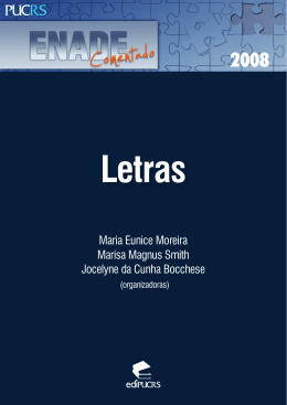 ENADE Comentado 2008: Letras