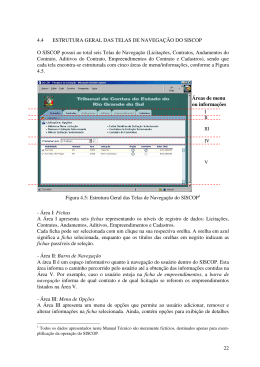 22 4.4 ESTRUTURA GERAL DAS TELAS DE NAVEGA&Ccedil;&Atilde;O