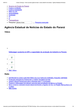 04.10.2013_Cultura_ Domingo + Arte &eacute; uma das op&ccedil;&otilde;es de lazer e