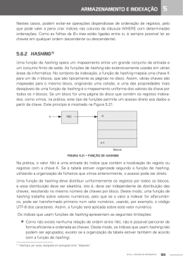 armazenamento e indeXa&ccedil;&atilde;o 5 5.6.2 hashinG15