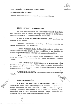 decisao da sub comissao tecnica