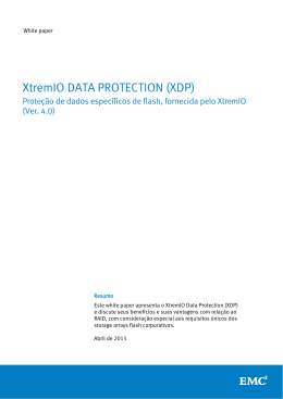 XTREMIO DATA PROTECTION (XDP)