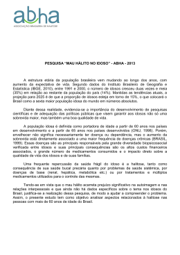 Mau Hálito em idosos-2013- Texto completo em PDF