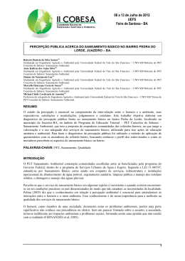 XXVII Congresso Interamericano de Engenharia Sanit&aacute;ria