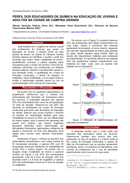 Trabalho - Sociedade Brasileira de Química