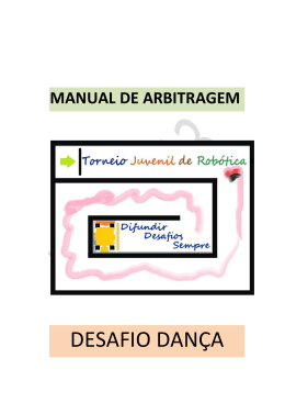 DESAFIO DANÇA - Torneio Juvenil de Robótica